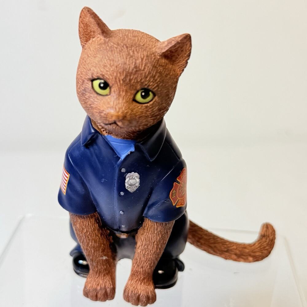 Hamilton To Furr-Ever Firefighter Cat Collection Serve & Purr-tect Fireman